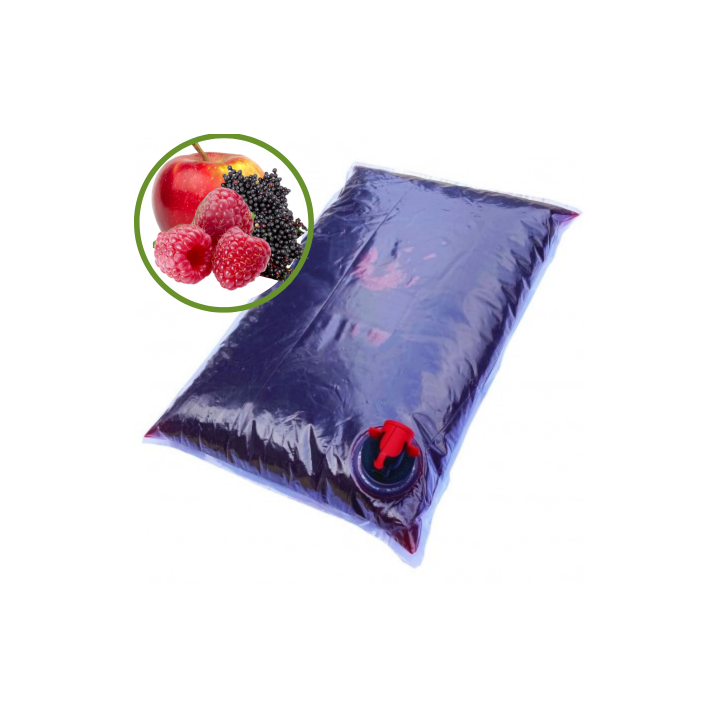 SOK JABŁKO-MALINA-CZARNY BEZ EKO