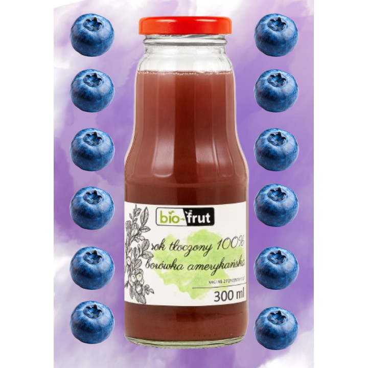 SOK BORÓWKA AMERYKAŃSKA 100%