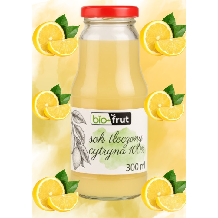 SOK TŁOCZONY CYTRYNA 100% NATURALNY